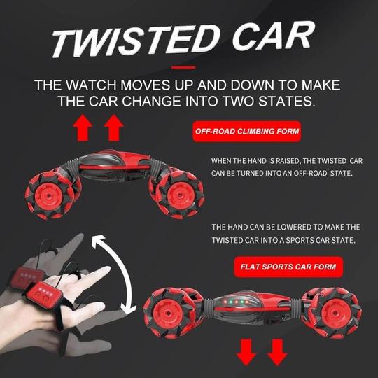 🔥😍CHRISTMAS LIMITED TIME OFFER-GESTURE CONTROL - DOUBLE-SIDED STUNT CAR