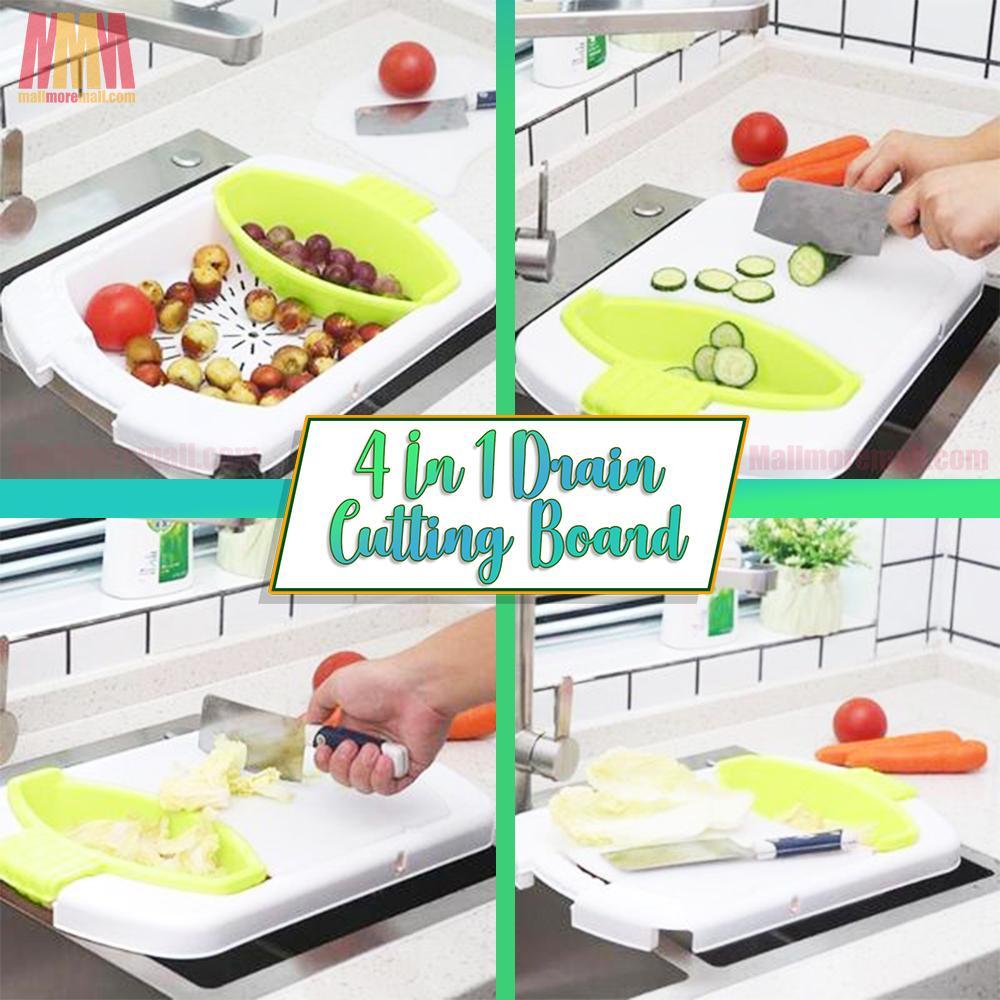 4 In 1 Drain Cutting Board