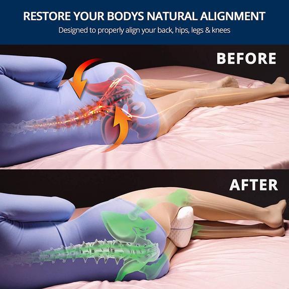 Orthopedic Leg Pillow With Memory Foam