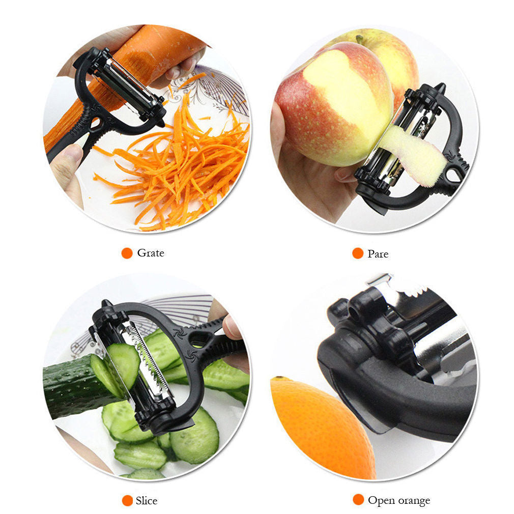 Multifunctional 360 Degree Rotary  Peeler  Kitchen Gadget