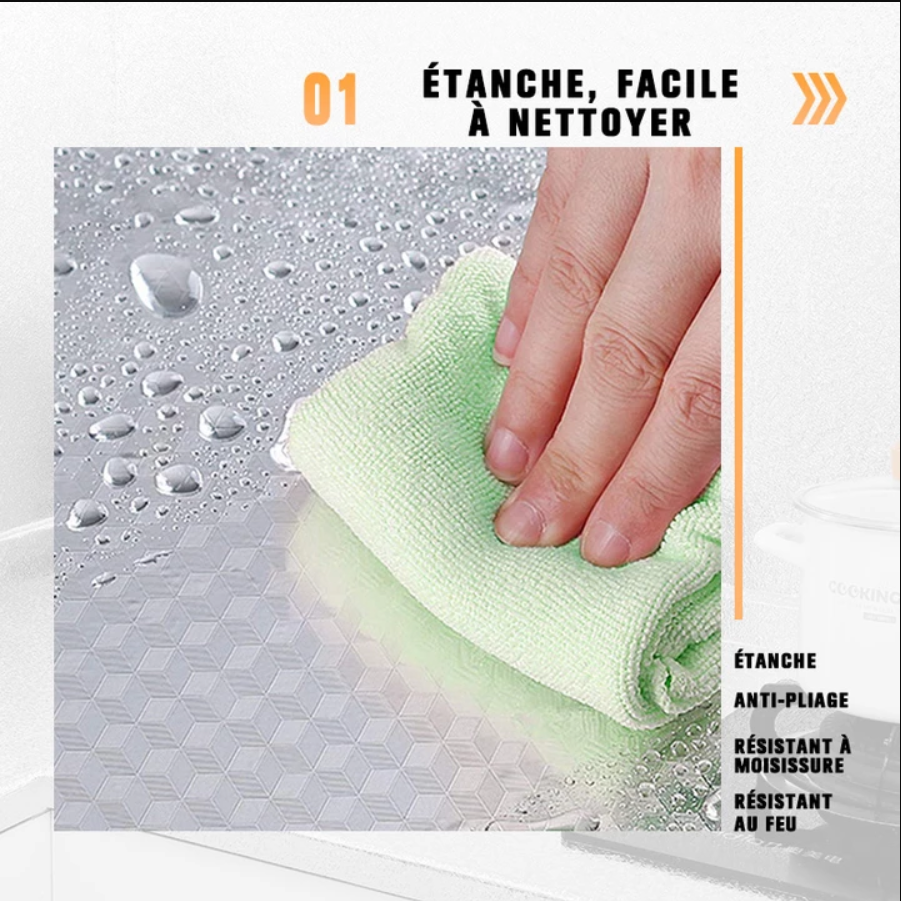 Autocollants Anti-Huile pour Cuisine