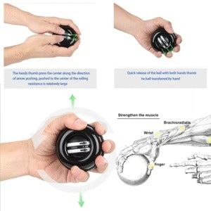 LED Wrist Arm Exerciser Power Ball(free shipping&12% discount on purchase 2+)