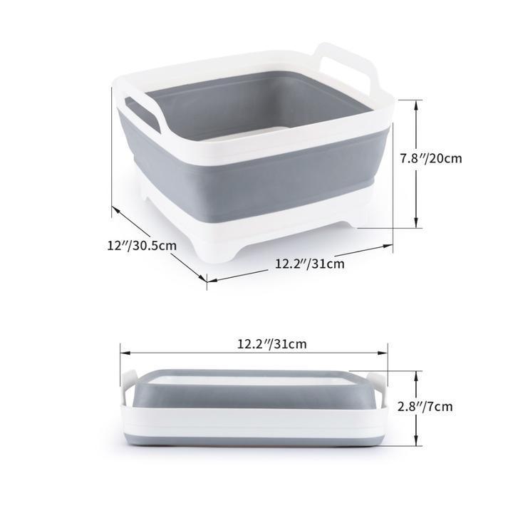 Foldable Drain and Wash Basket